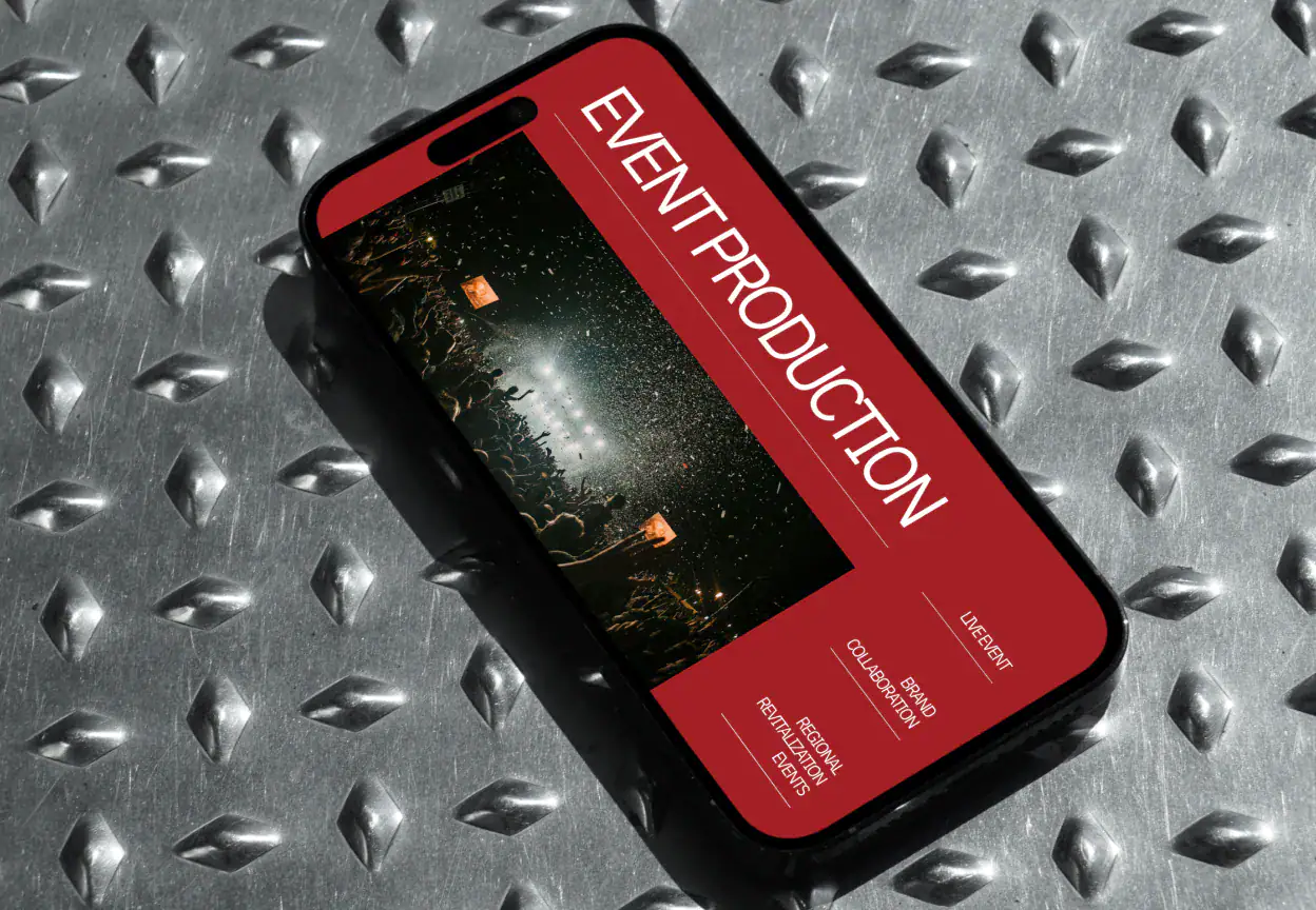 ライブ画像が映るiPhone